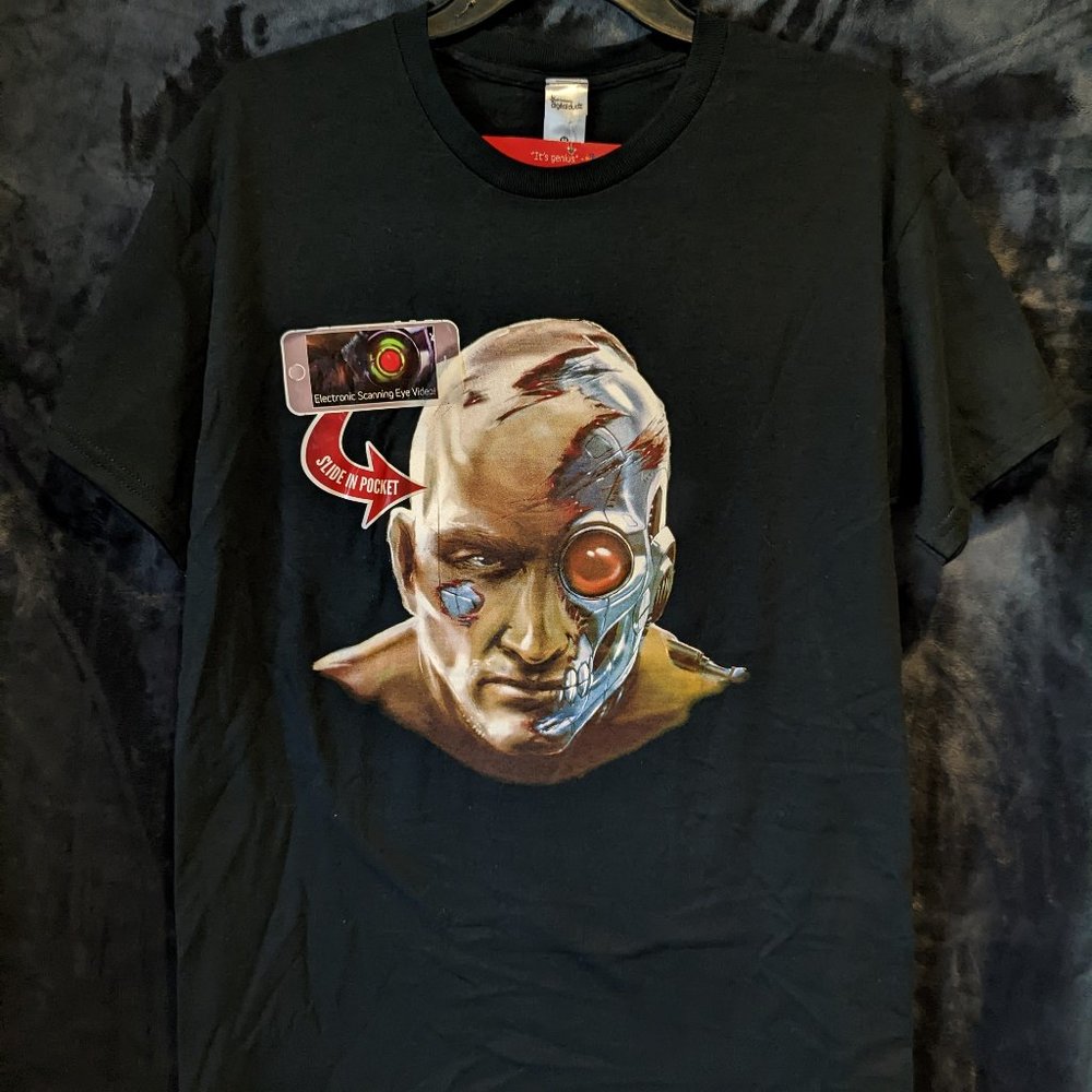 Moving Eye T-shirt -  Black - Cyborg -NWT